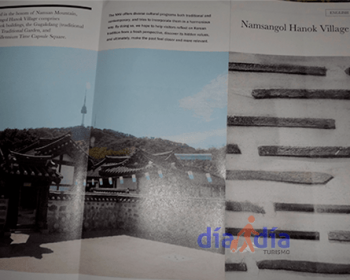 Folleto de Hanok Village