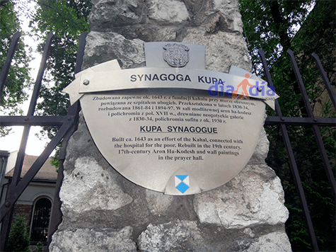 Sinagoga Kupa en Cracovia