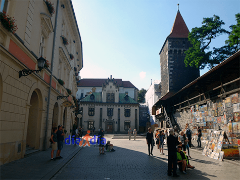 Vista de la entrada al museo czyatorski